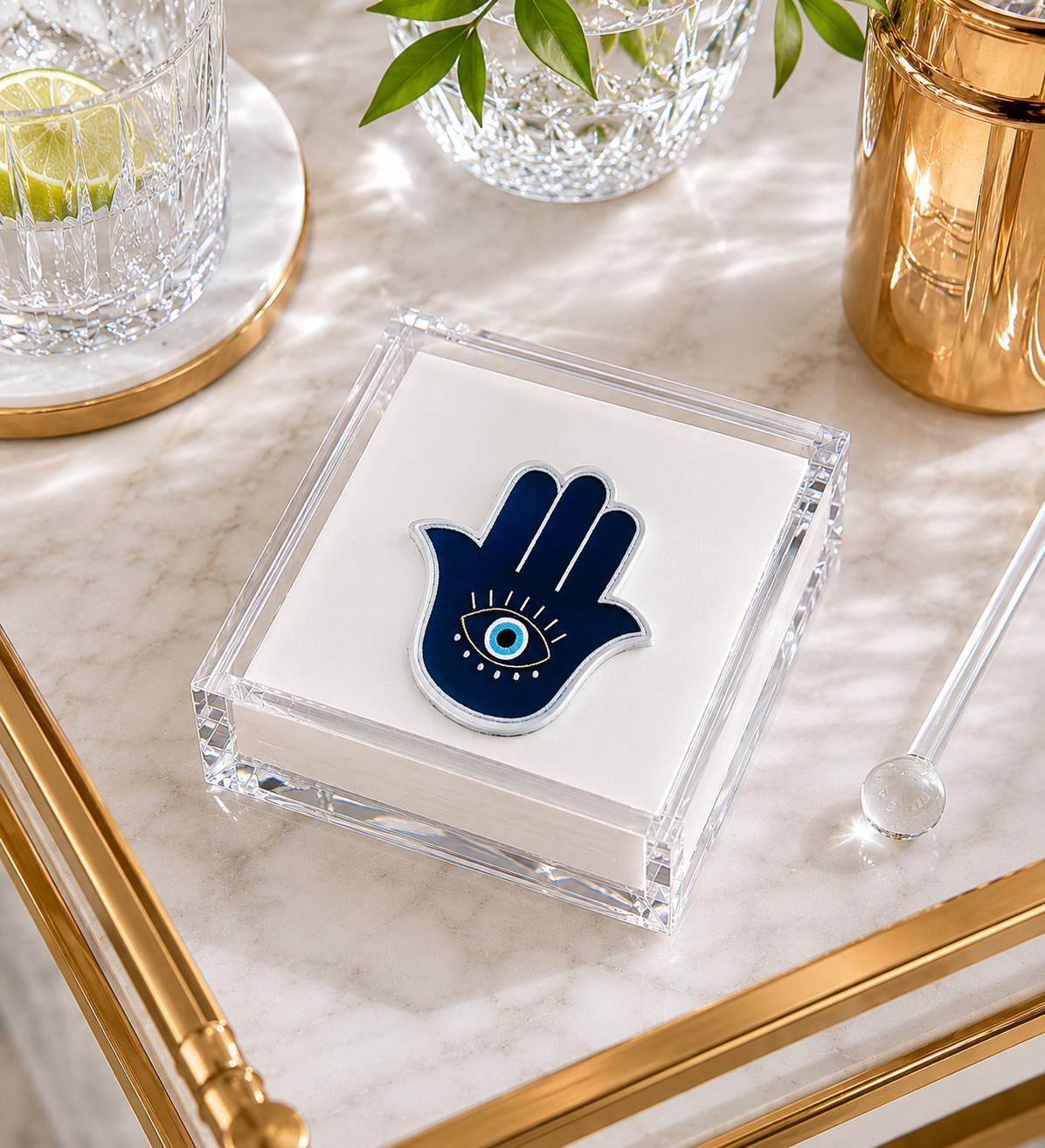 Clear Acrylic Cocktail Napkin Holder
