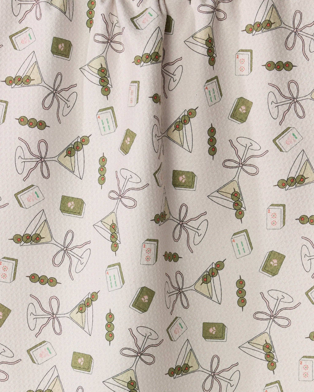 Martini Tiles Tea Towel
