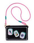 Leila Mahjong Seed Bead Clutch