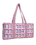 Kaya Mahjong Zippered Game Bag - Pink
