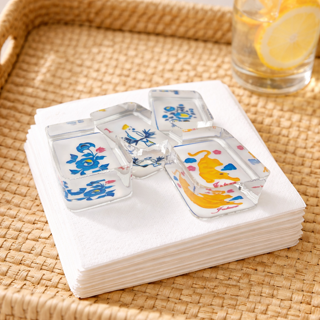Clear Acrylic Napkin Weight