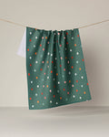 Moss Tile Shuffle Tea Towel