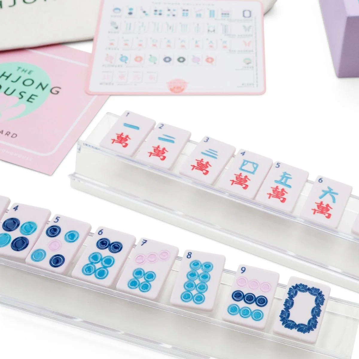 Pale Violet Travel Mahjong Set