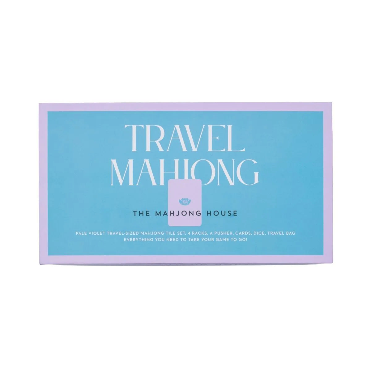 Pale Violet Travel Mahjong Set
