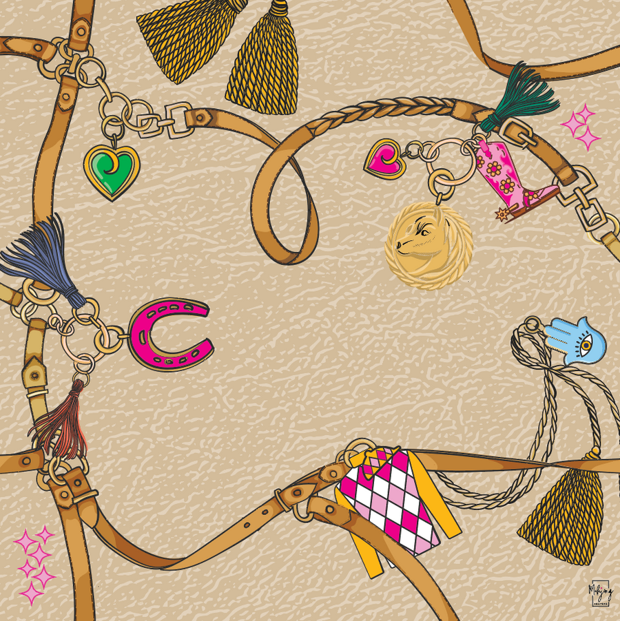 DOUBLE-SIDED YEAR OF THE HORSE MAT