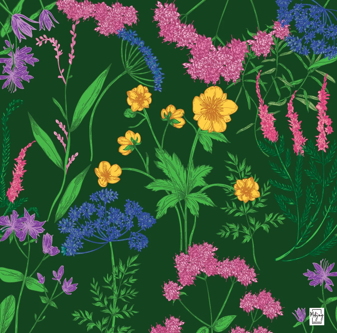 Garden Glow Mat – Emerald Green