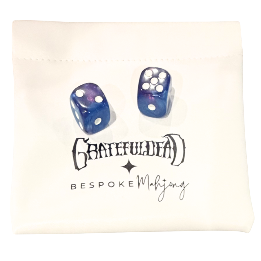 Grateful Dead x Bespoke Mahjong - STEALIE BLUE TIE DYE PEARL