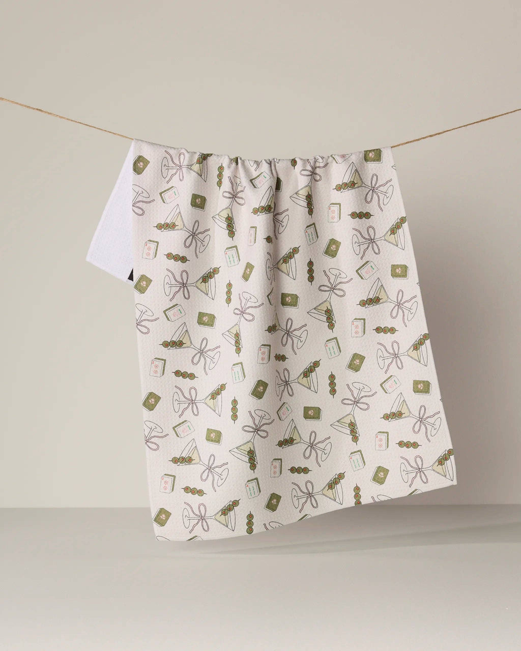 Martini Tiles Tea Towel