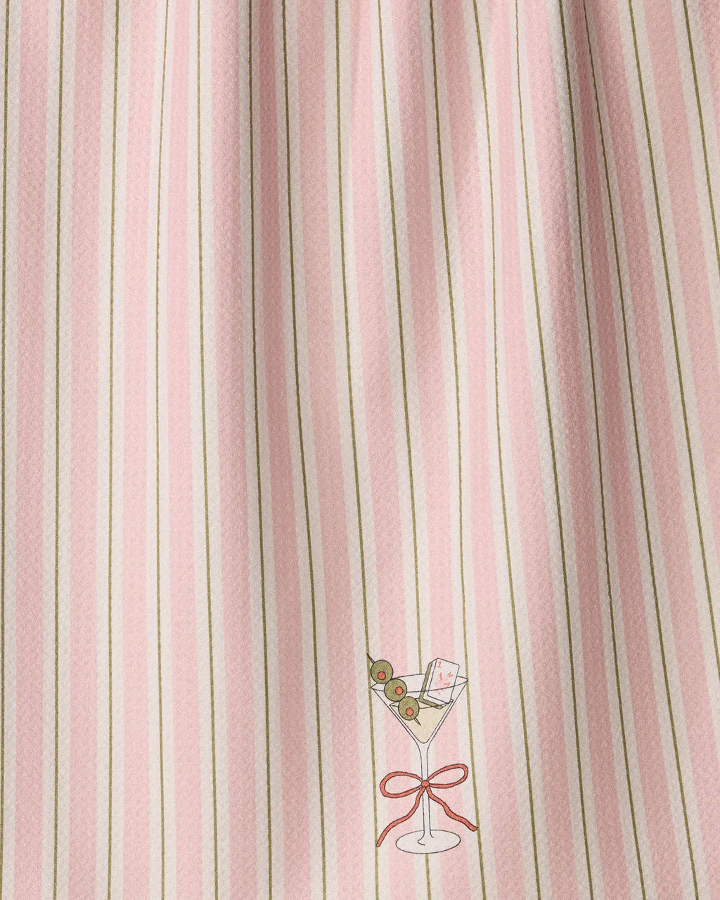 Martini Stripe Tea Towel