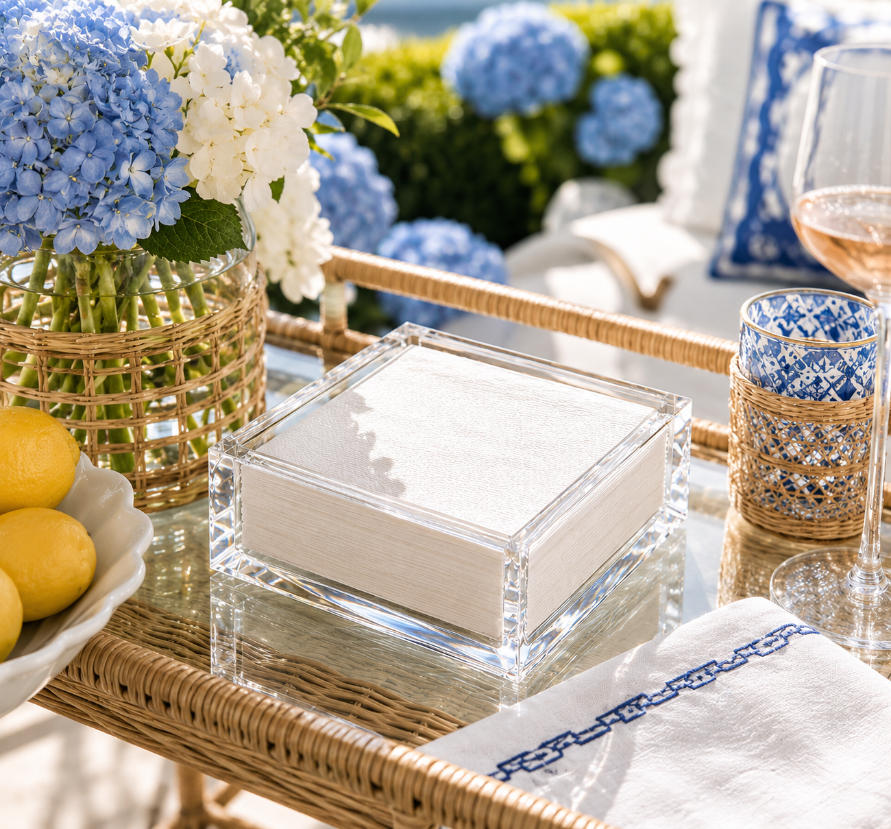 Clear Acrylic Cocktail Napkin Holder