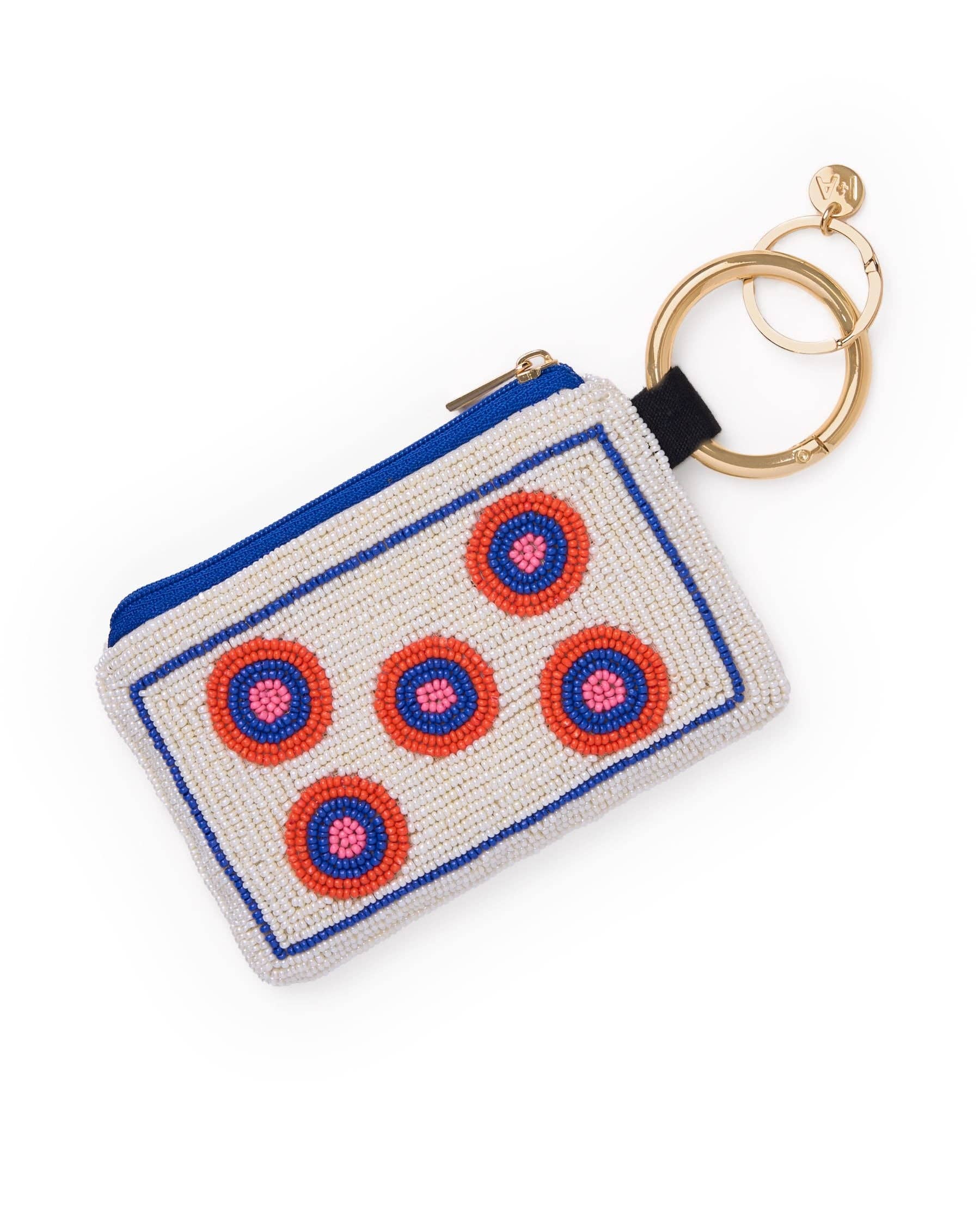 Mary Mahjong Beaded Coin Purse