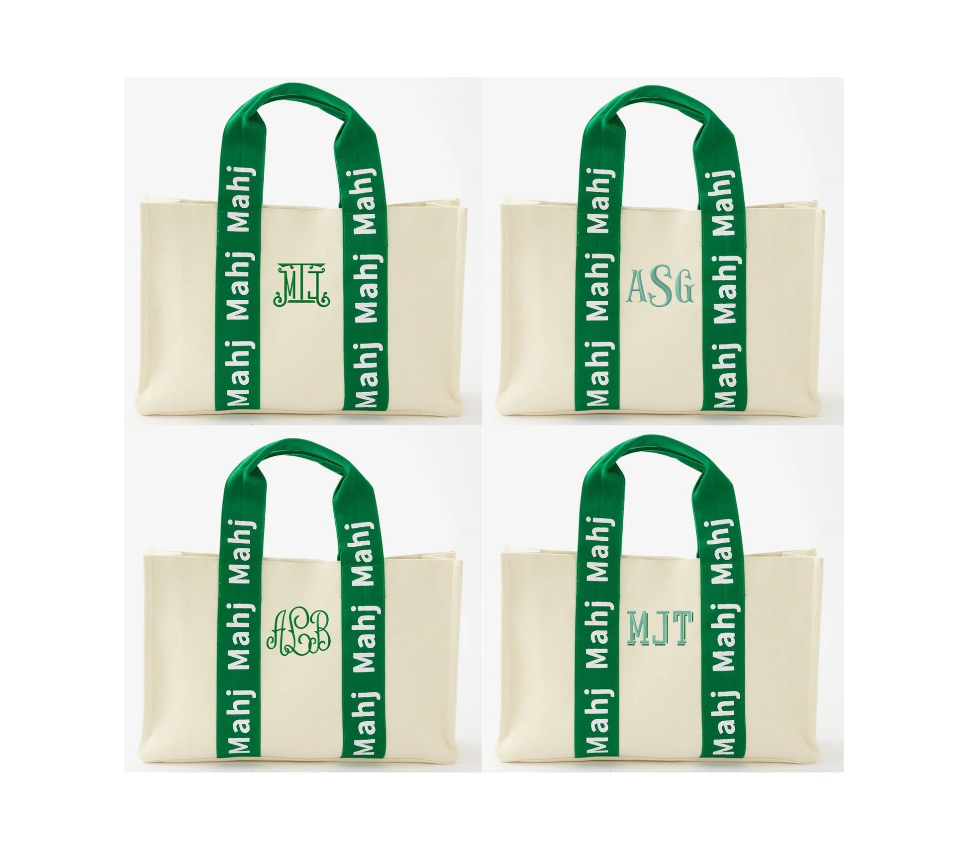 Green Mahj It All Tote