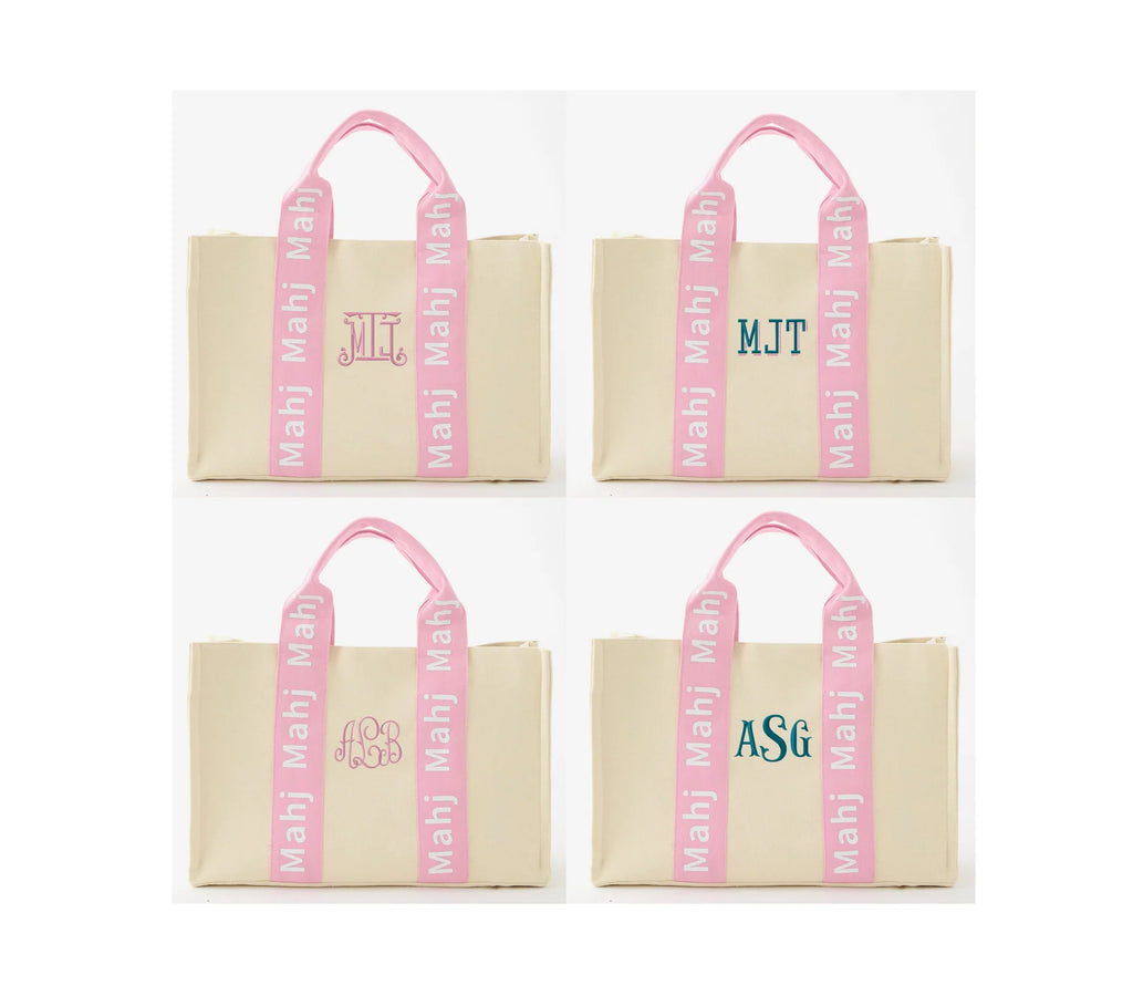 Light Pink Mahj It All Tote